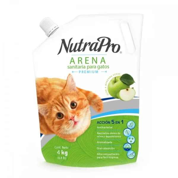 Nutrapro Arena Para Gatos Manzana Verde