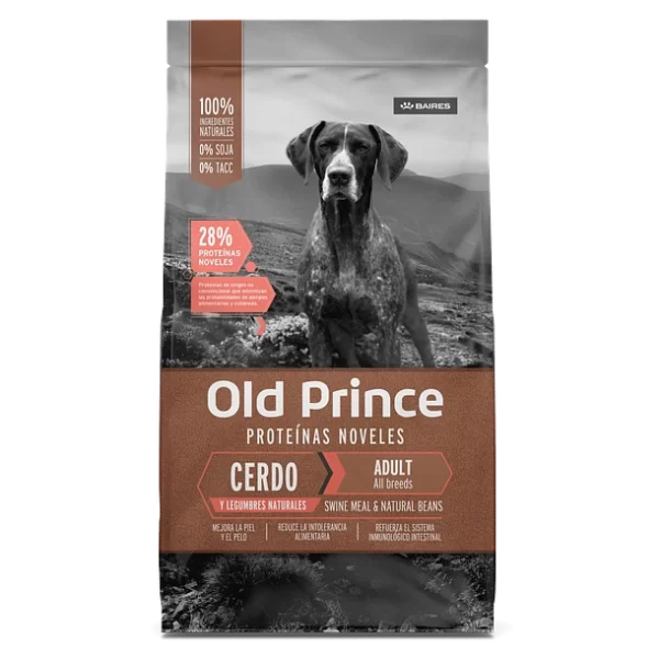 Old Prince Novel Cerdo y Legumbres Naturales Adulto